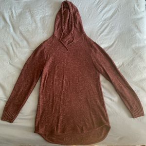 Burgundy Birch Black sweater hoodie